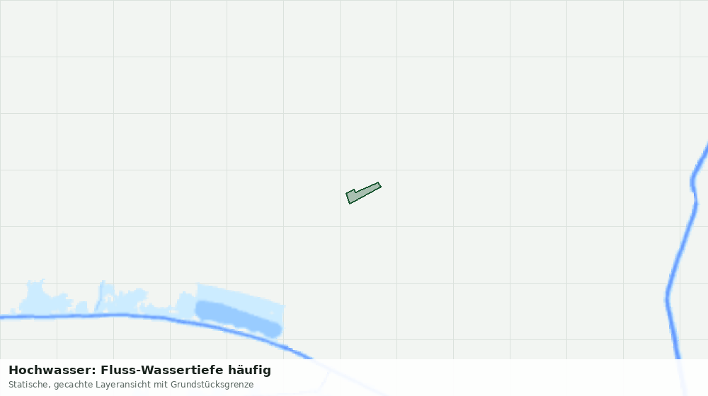 Statische Kartenansicht: Hochwasser: Fluss-Wassertiefe häufig