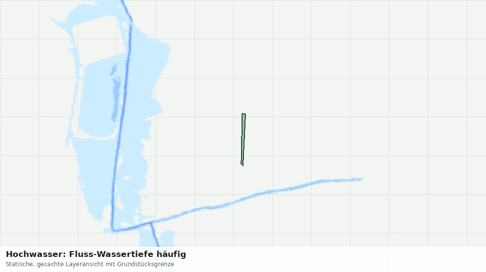 Statische Kartenansicht: Hochwasser: Fluss-Wassertiefe häufig