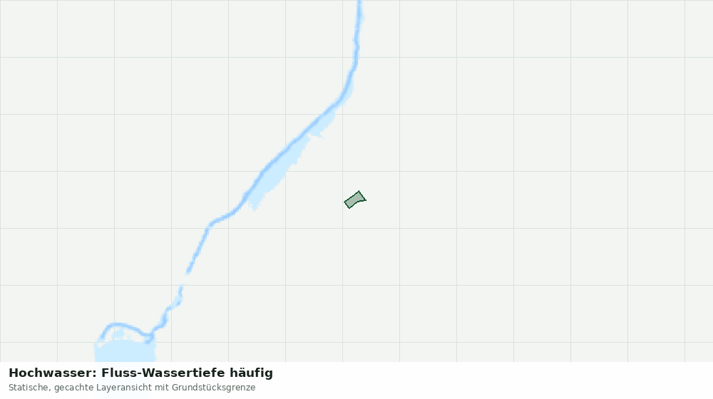 Statische Kartenansicht: Hochwasser: Fluss-Wassertiefe häufig