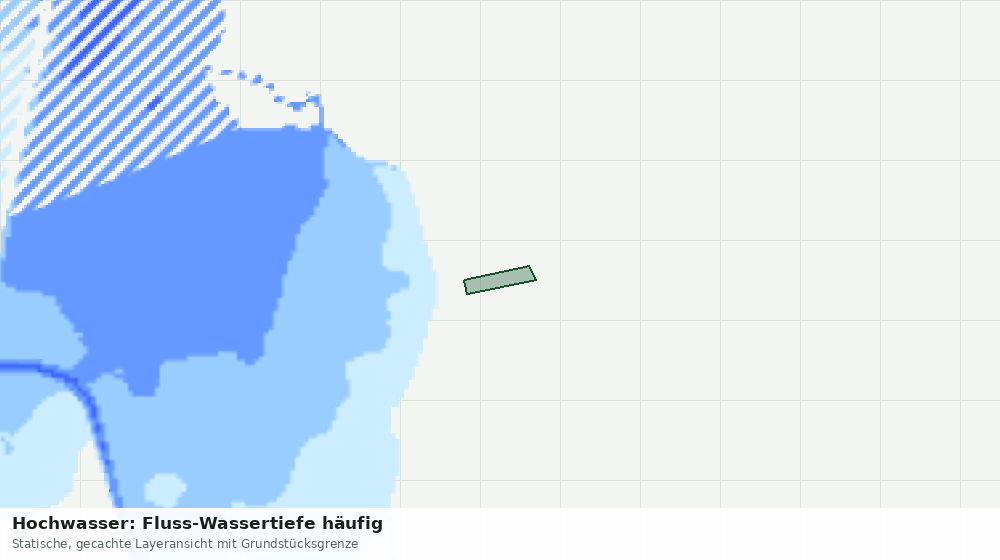 Statische Kartenansicht: Hochwasser: Fluss-Wassertiefe häufig