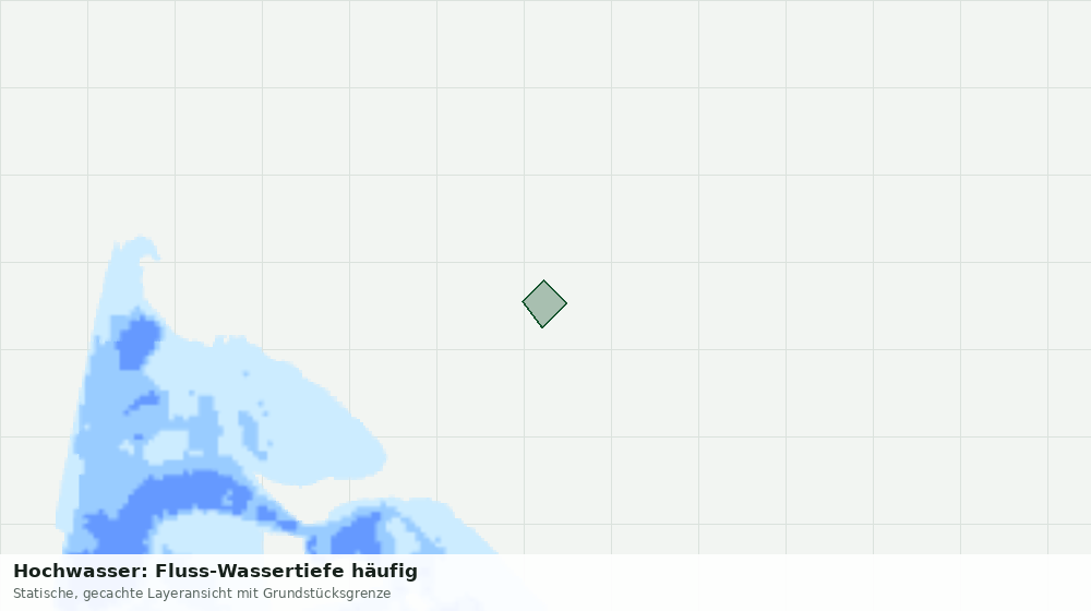 Statische Kartenansicht: Hochwasser: Fluss-Wassertiefe häufig