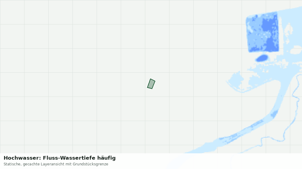 Statische Kartenansicht: Hochwasser: Fluss-Wassertiefe häufig