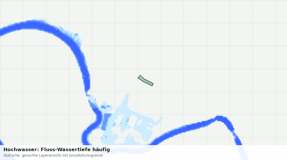 Statische Kartenansicht: Hochwasser: Fluss-Wassertiefe häufig