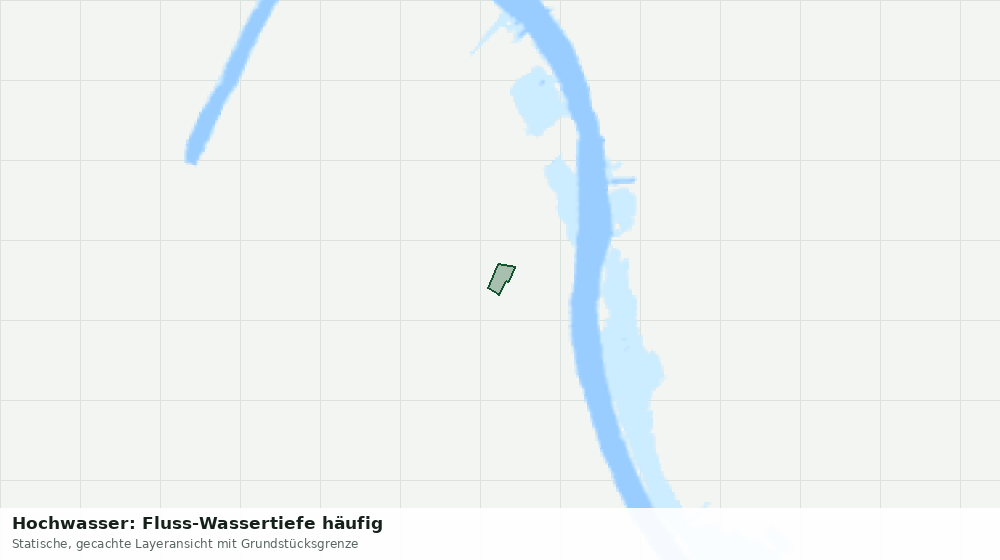 Statische Kartenansicht: Hochwasser: Fluss-Wassertiefe häufig
