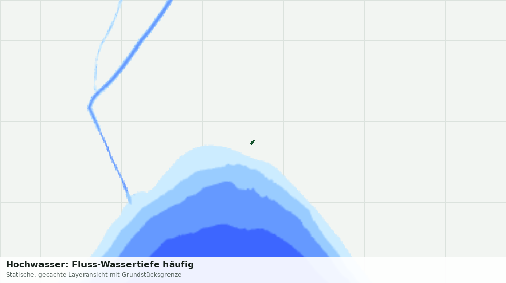 Statische Kartenansicht: Hochwasser: Fluss-Wassertiefe häufig
