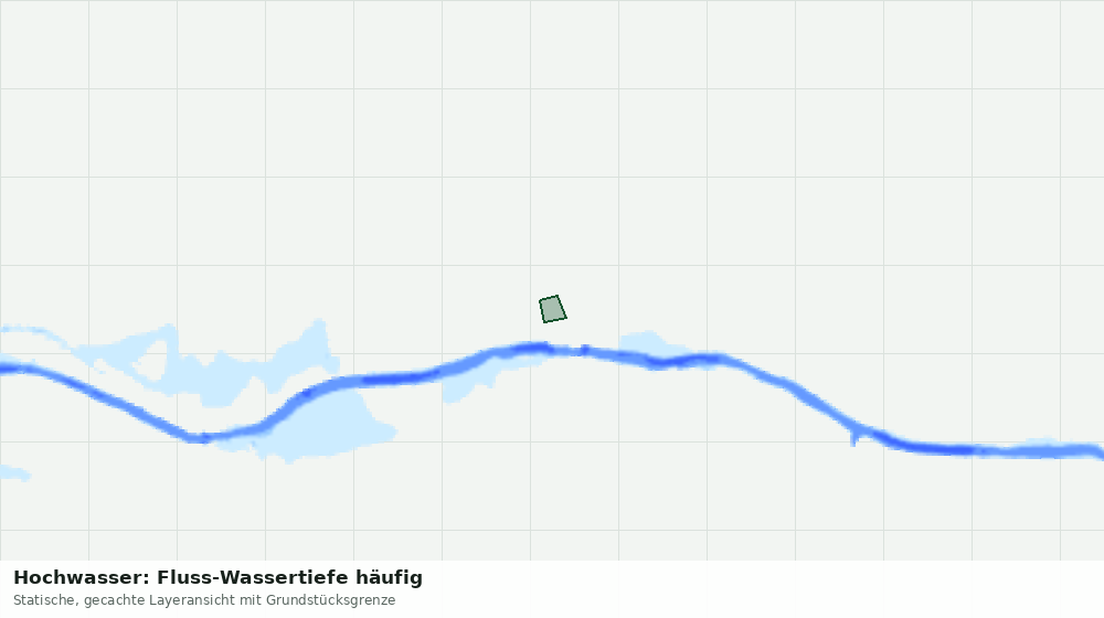 Statische Kartenansicht: Hochwasser: Fluss-Wassertiefe häufig