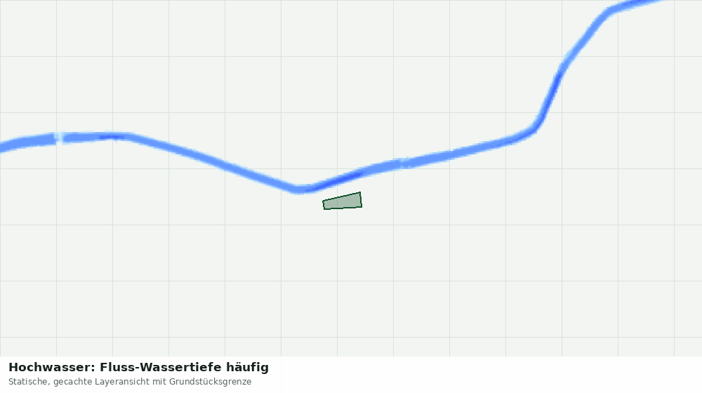 Statische Kartenansicht: Hochwasser: Fluss-Wassertiefe häufig