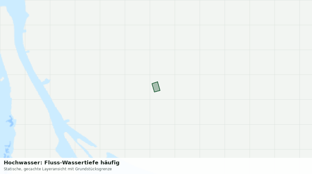 Statische Kartenansicht: Hochwasser: Fluss-Wassertiefe häufig