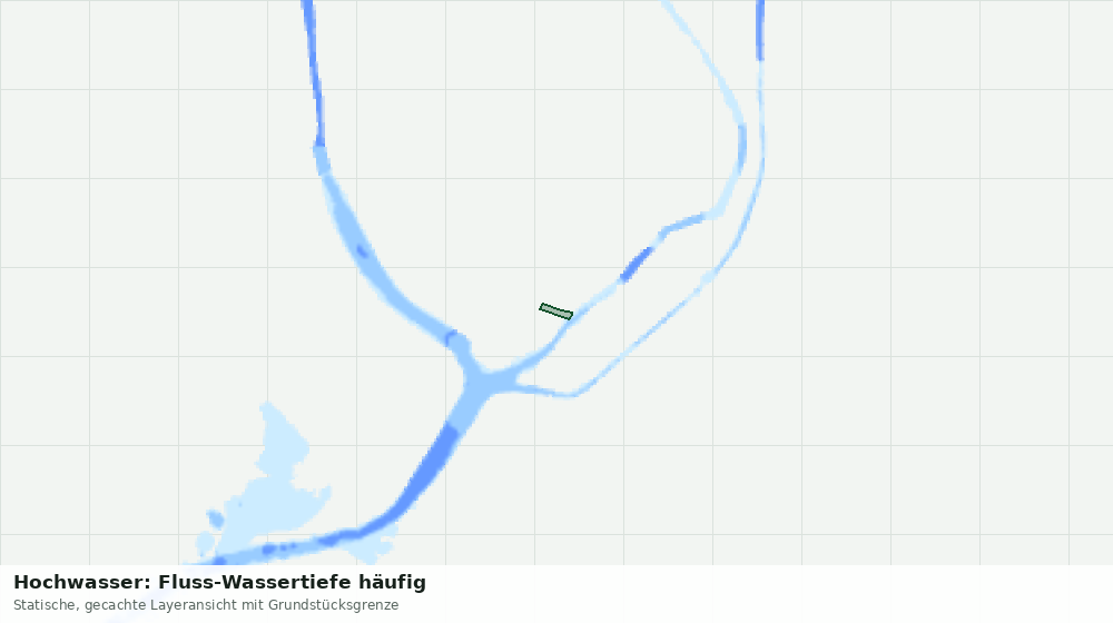 Statische Kartenansicht: Hochwasser: Fluss-Wassertiefe häufig