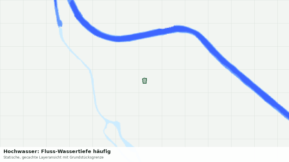 Statische Kartenansicht: Hochwasser: Fluss-Wassertiefe häufig