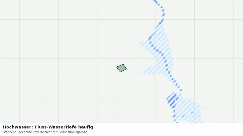 Statische Kartenansicht: Hochwasser: Fluss-Wassertiefe häufig