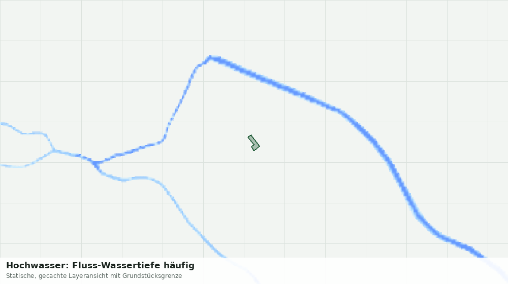 Statische Kartenansicht: Hochwasser: Fluss-Wassertiefe häufig