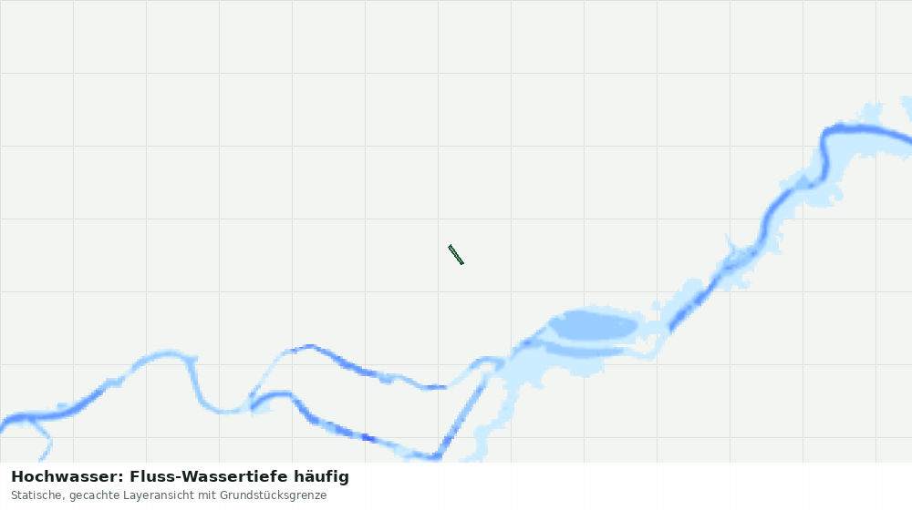 Statische Kartenansicht: Hochwasser: Fluss-Wassertiefe häufig