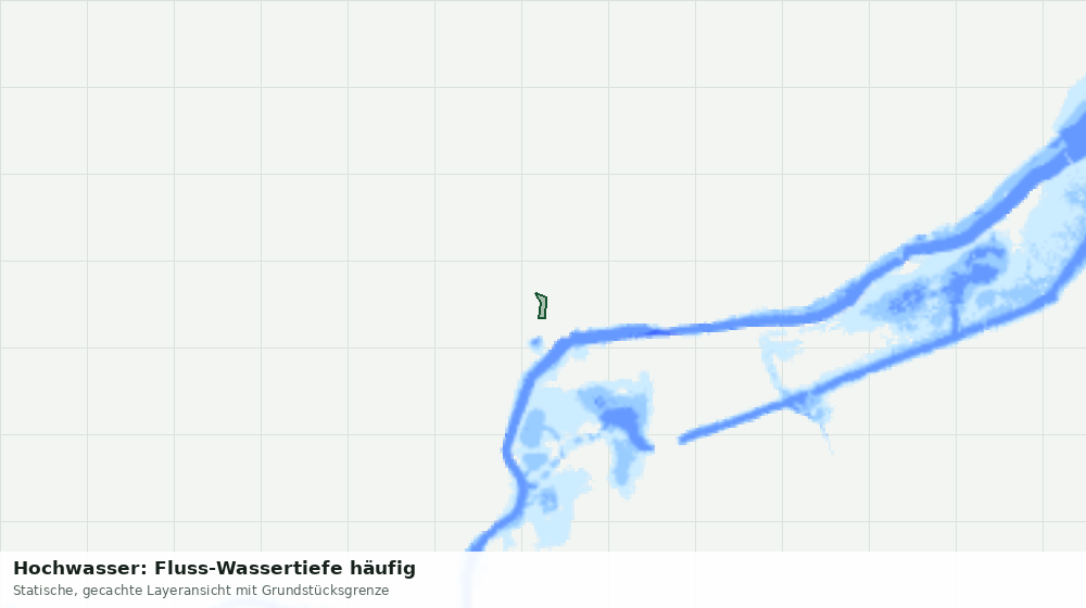 Statische Kartenansicht: Hochwasser: Fluss-Wassertiefe häufig