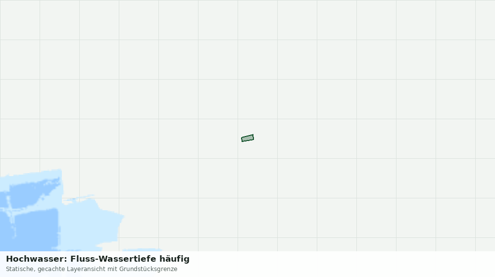 Statische Kartenansicht: Hochwasser: Fluss-Wassertiefe häufig