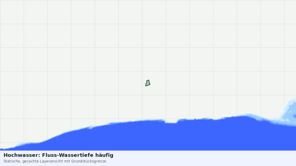 Statische Kartenansicht: Hochwasser: Fluss-Wassertiefe häufig