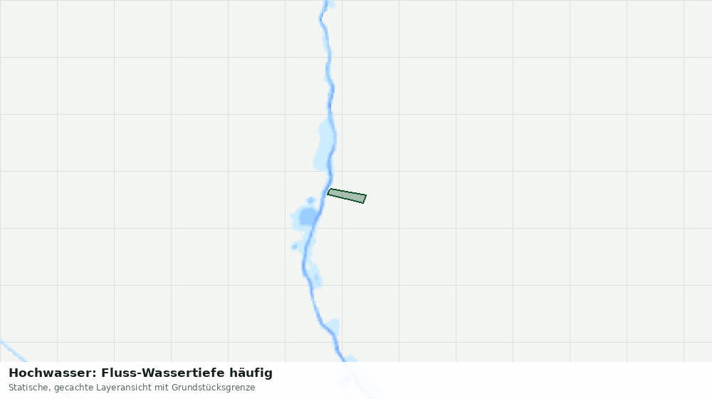 Statische Kartenansicht: Hochwasser: Fluss-Wassertiefe häufig