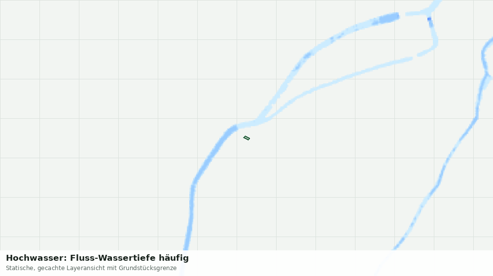 Statische Kartenansicht: Hochwasser: Fluss-Wassertiefe häufig