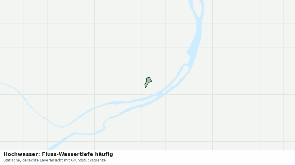 Statische Kartenansicht: Hochwasser: Fluss-Wassertiefe häufig