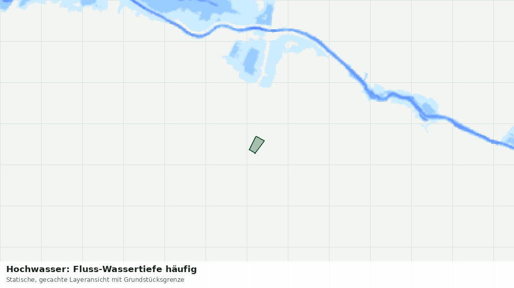 Statische Kartenansicht: Hochwasser: Fluss-Wassertiefe häufig