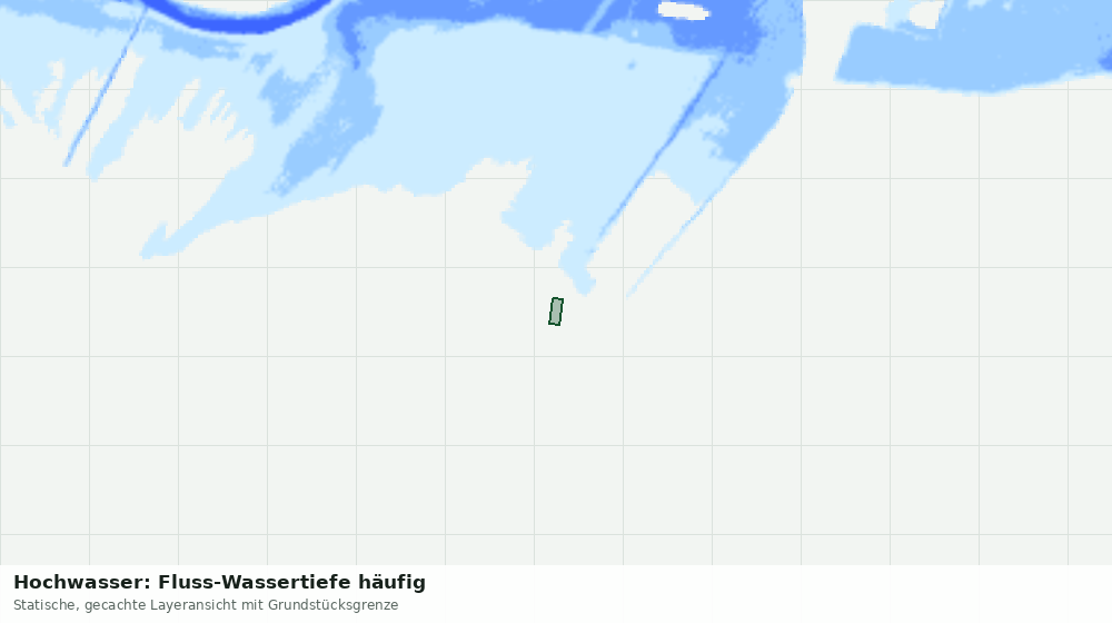 Statische Kartenansicht: Hochwasser: Fluss-Wassertiefe häufig