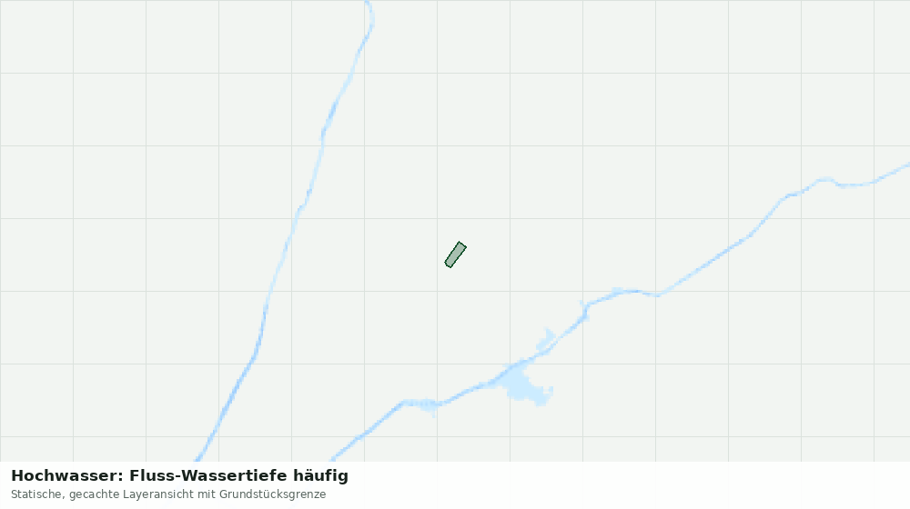 Statische Kartenansicht: Hochwasser: Fluss-Wassertiefe häufig