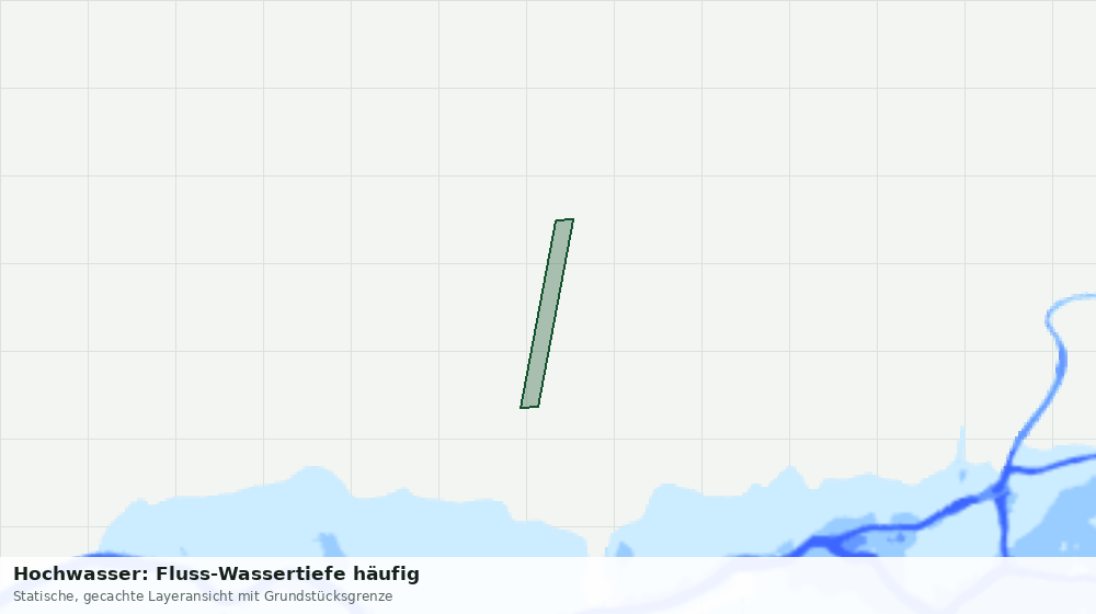 Statische Kartenansicht: Hochwasser: Fluss-Wassertiefe häufig
