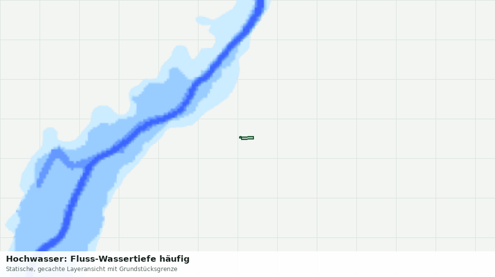 Statische Kartenansicht: Hochwasser: Fluss-Wassertiefe häufig