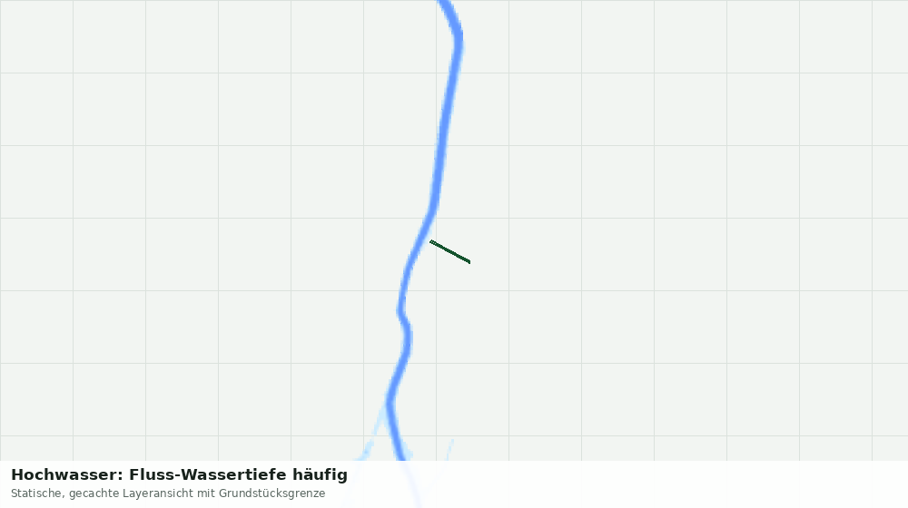 Statische Kartenansicht: Hochwasser: Fluss-Wassertiefe häufig