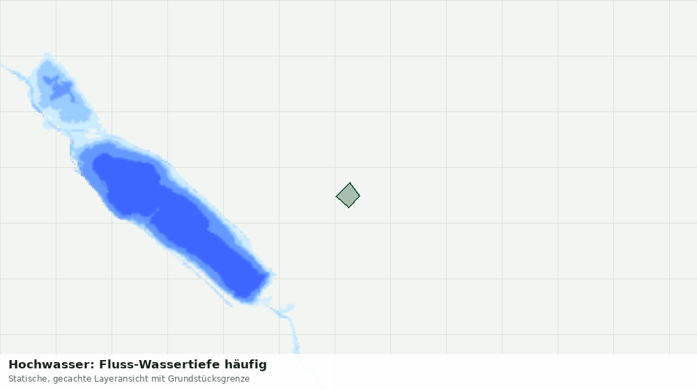Statische Kartenansicht: Hochwasser: Fluss-Wassertiefe häufig