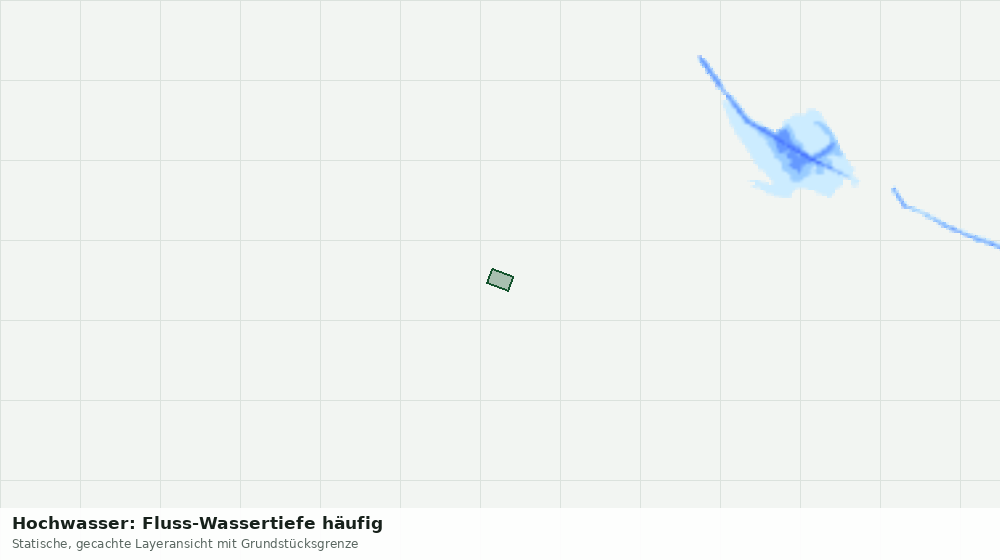 Statische Kartenansicht: Hochwasser: Fluss-Wassertiefe häufig