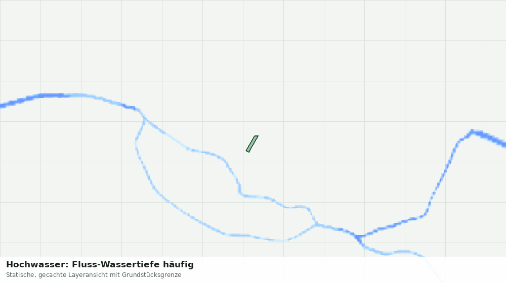Statische Kartenansicht: Hochwasser: Fluss-Wassertiefe häufig