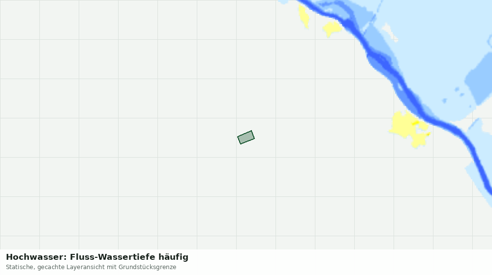 Statische Kartenansicht: Hochwasser: Fluss-Wassertiefe häufig