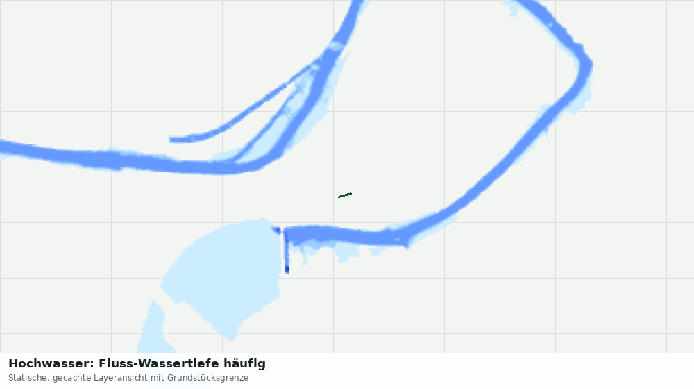 Statische Kartenansicht: Hochwasser: Fluss-Wassertiefe häufig