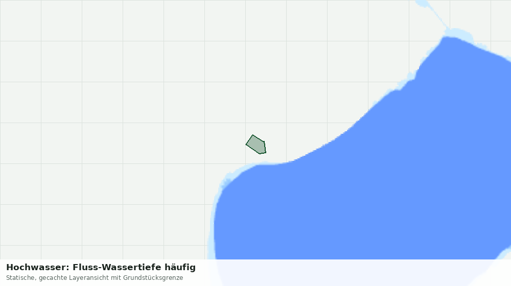 Statische Kartenansicht: Hochwasser: Fluss-Wassertiefe häufig