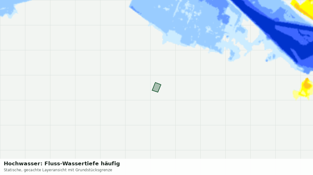 Statische Kartenansicht: Hochwasser: Fluss-Wassertiefe häufig