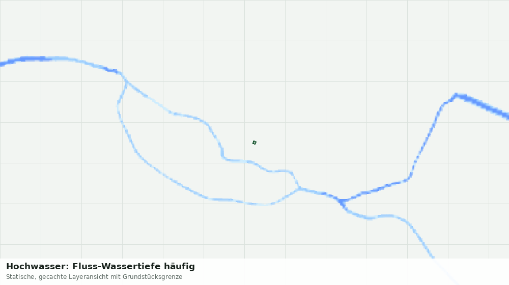 Statische Kartenansicht: Hochwasser: Fluss-Wassertiefe häufig