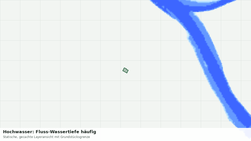 Statische Kartenansicht: Hochwasser: Fluss-Wassertiefe häufig