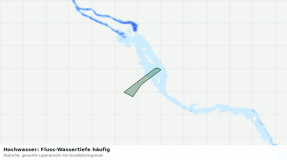 Statische Kartenansicht: Hochwasser: Fluss-Wassertiefe häufig