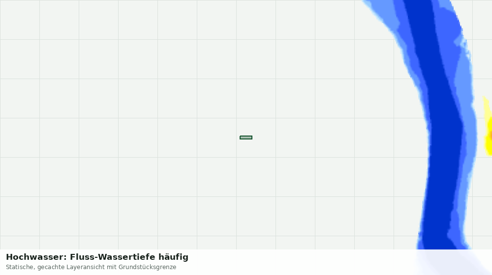 Statische Kartenansicht: Hochwasser: Fluss-Wassertiefe häufig