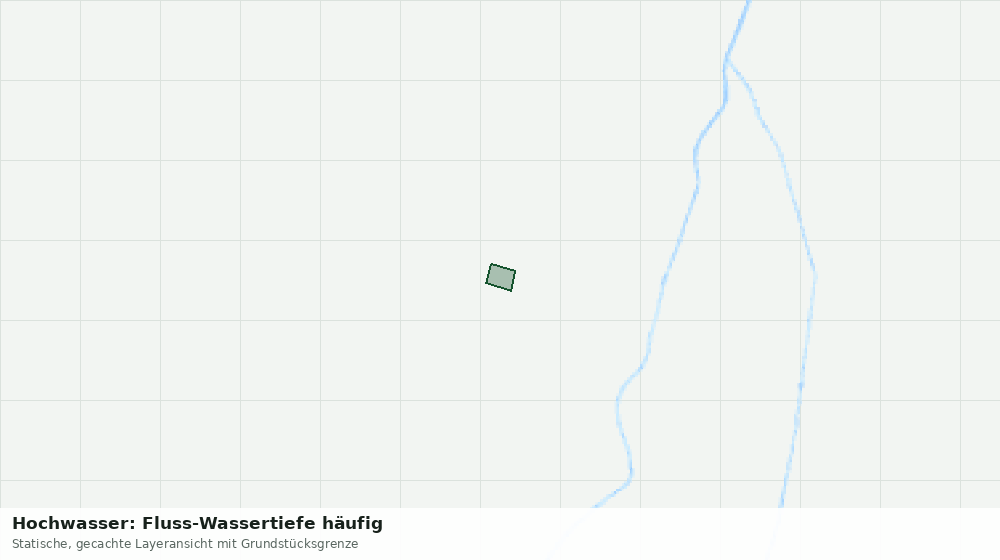 Statische Kartenansicht: Hochwasser: Fluss-Wassertiefe häufig