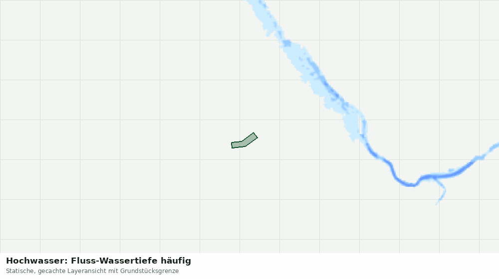 Statische Kartenansicht: Hochwasser: Fluss-Wassertiefe häufig