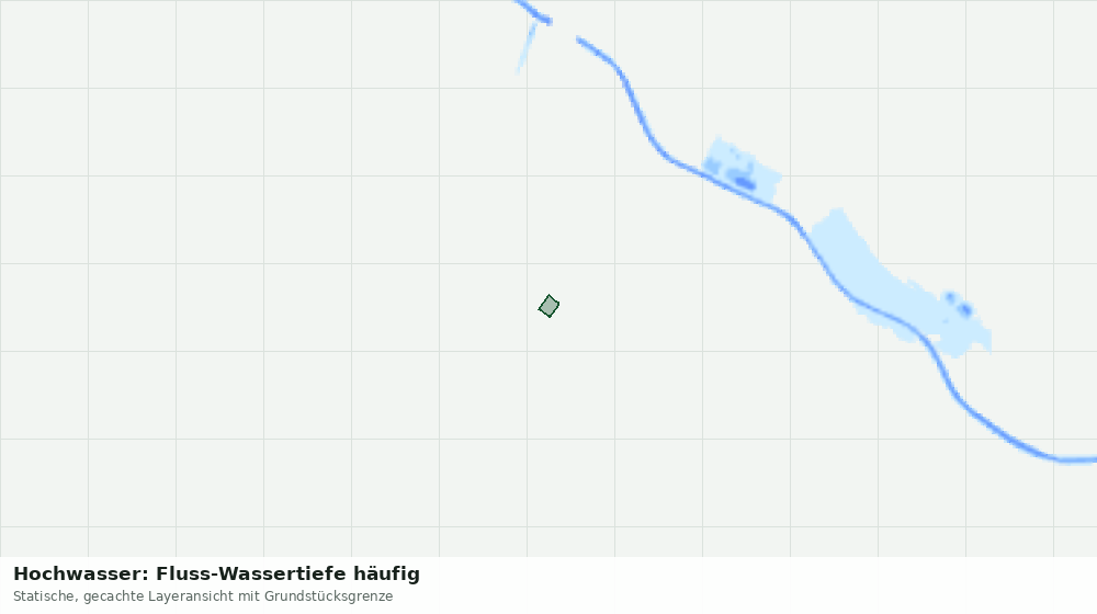Statische Kartenansicht: Hochwasser: Fluss-Wassertiefe häufig