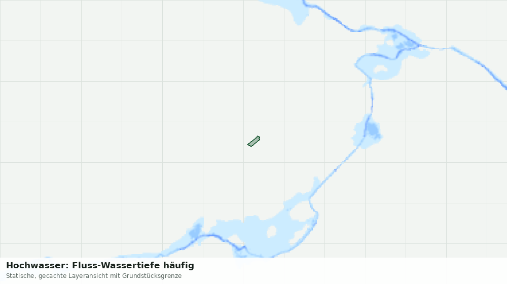 Statische Kartenansicht: Hochwasser: Fluss-Wassertiefe häufig