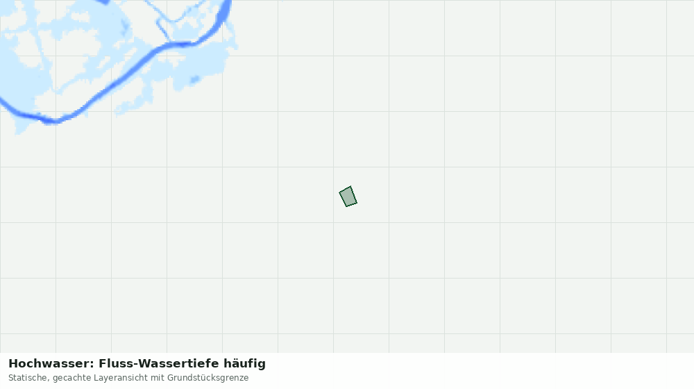 Statische Kartenansicht: Hochwasser: Fluss-Wassertiefe häufig