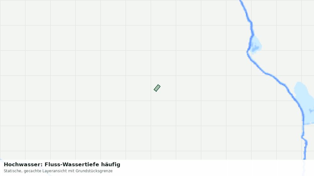 Statische Kartenansicht: Hochwasser: Fluss-Wassertiefe häufig