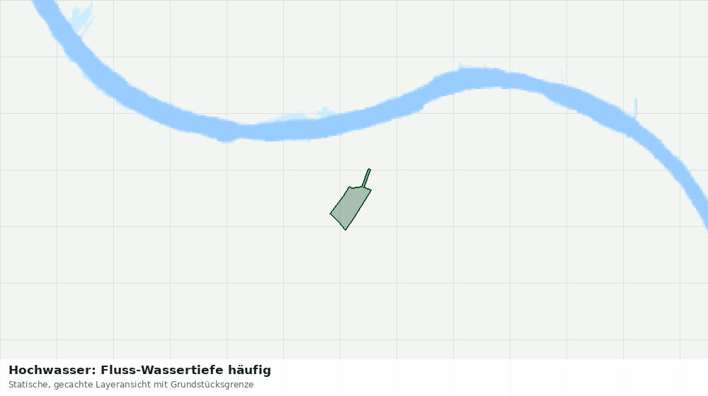 Statische Kartenansicht: Hochwasser: Fluss-Wassertiefe häufig