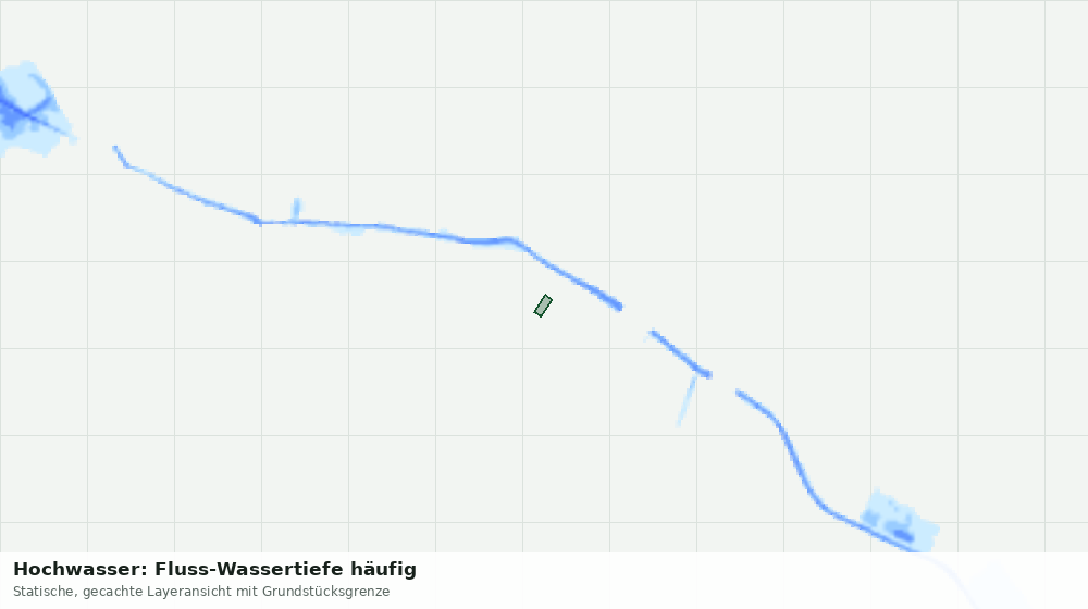 Statische Kartenansicht: Hochwasser: Fluss-Wassertiefe häufig