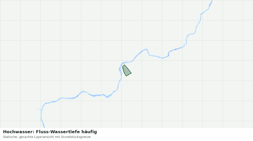 Statische Kartenansicht: Hochwasser: Fluss-Wassertiefe häufig