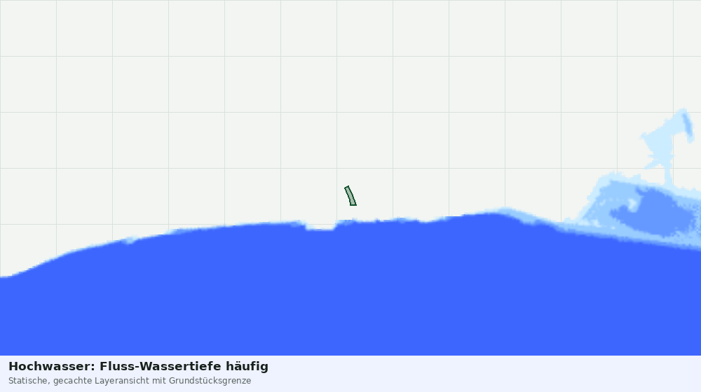 Statische Kartenansicht: Hochwasser: Fluss-Wassertiefe häufig